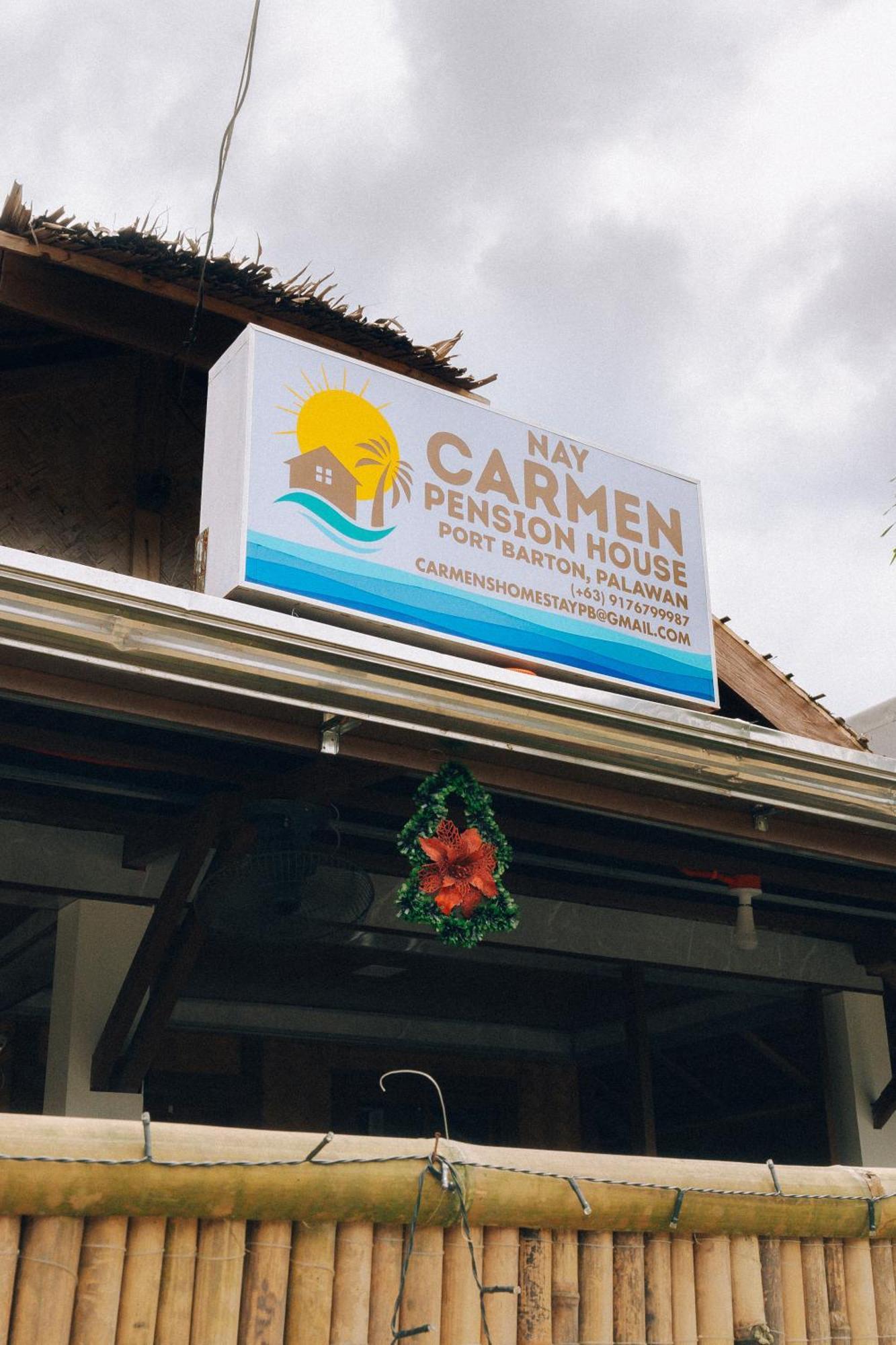 Nay Carmen Pension House Port Barton Itaytay Exteriör bild